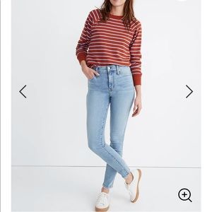 Madewell 10” High-rise Skinny Jeans- Wheeler Wash